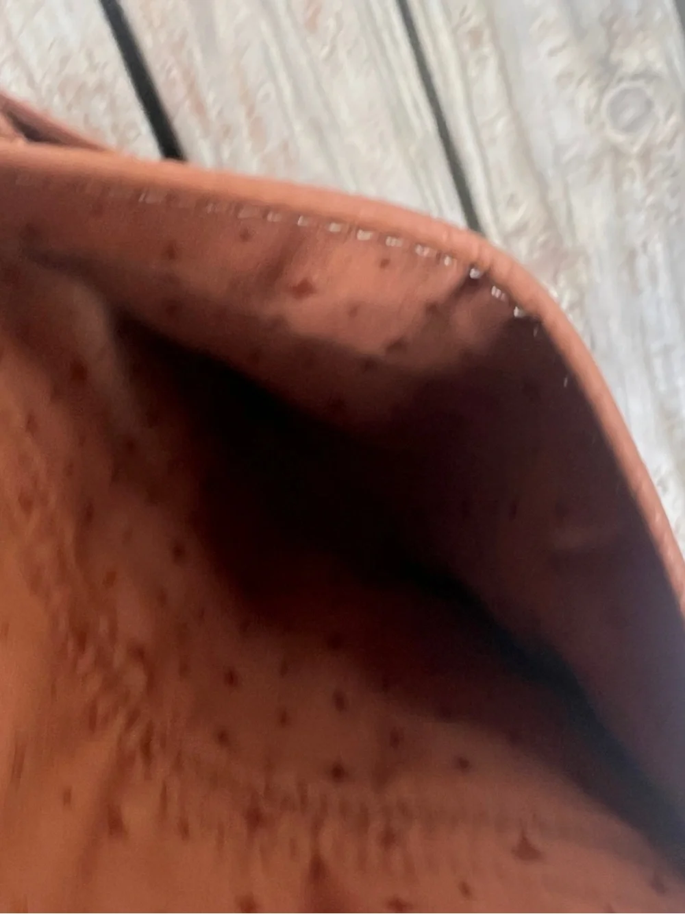 Fossil Men's Cognac Leather Messenger Bag